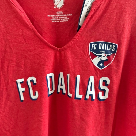 FC Dallas MLS soccer tshirt | NWT | size M | red - Picture 4 of 5